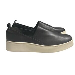 Vince Saxon Black Slip-on Platform Sneakers Shoes‎ Size 8 M Casual Minimalist